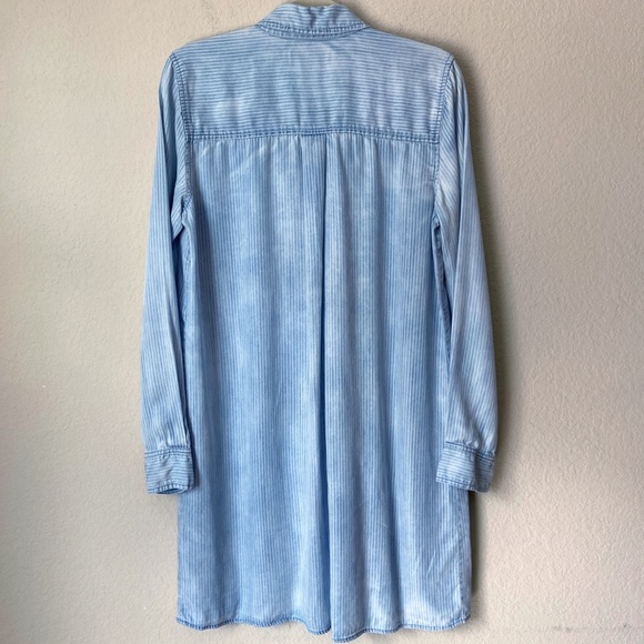 COPY - Michael Stars Boho Chambray Striped Shirt Dress - Picture 8 of 8